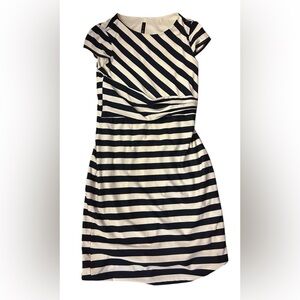 Striped Black and White Dress